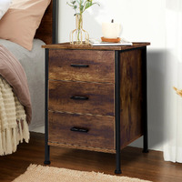 ALFORDSON Bedside Table Wood Nightstand Storage Cabinet Wooden Side Table