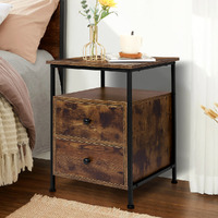 ALFORDSON Bedside Table Wood Nightstand Storage Cabinet Wooden Side Table