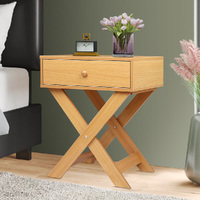 ALFORDSON Bedside Table Nightstand Side Storage Cabinet French Country Wood