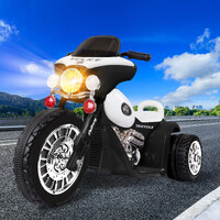 ALFORDSON Kids Ride On Car Electric Motorcycle 25W Motor Harley-Inspired Black