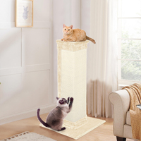 BEASTIE Cat Tree Scratcher Tower Scratching Post Condo House Furniture Wood 92cm