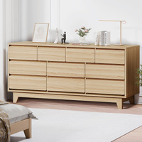 ALFORDSON 10 Chest of Drawers Minimalist Storage Cabinet Dresser Tallboy Wood