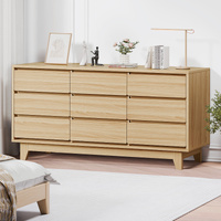 ALFORDSON 9 Chest of Drawers Minimalist Storage Cabinet Dresser Tallboy Wood