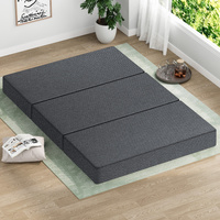 STARRY EUCALYPT Folding Mattress Fabric Foldable Sofa Lounge Foam Chair Portable Double
