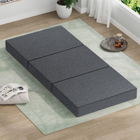 STARRY EUCALYPT Folding Mattress Foldable Fabric Sofa Lounge Chair Foam Portable Single