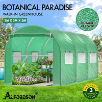 ALFORDSON Greenhouse Dome Shed Walk-in Tunnel Plant Garden Storage Cover 3x2x2M