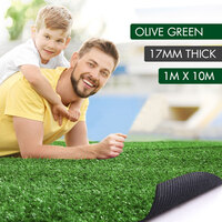 OTANIC Artificial Grass 17mm 1x10m Synthetic Turf 10 SQM Roll Fake Yarn Lawn