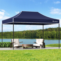 ALFORDSON Gazebo 4.5x3m Pop Up Marquee 600D Oxford Folding Outdoor Tent Navy
