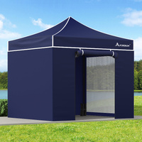 ALFORDSON Gazebo 3x3m Pop Up Marquee 600D Oxford Folding Camping Tent Navy