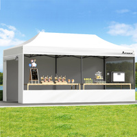 ALFORDSON Gazebo 6x3m Pop Up Marquee 600D Oxford Folding Camping Tent White