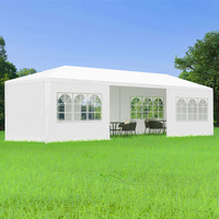 ALFORDSON Gazebo Marquee 3x9 Outdoor Party Tent Camping Portable Side Wall White