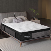 ALFORDSON Mattress 9 Zone Pocket Spring King Single Bed Euro Top Latex Foam 34cm