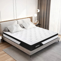 ALFORDSON Mattress Euro Top Foam Bed Queen Size Bonnell Spring 18cm