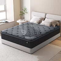 STARRY EUCALYPT Mattress Pocket Spring Single Size Latex Euro Top 34cm 5 zone