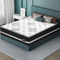 ALFORDSON Mattress King Bed Euro Top Bonnell Spring Foam 22CM Medium Firm