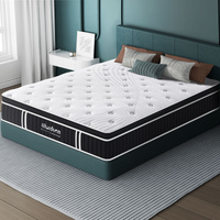 ALFORDSON Mattress Double Bed Euro Top Spring Foam Bedding 22CM Medium Firm
