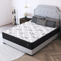 STARRY EUCALYPT Mattress Pillow Top Foam Bed King Size Bonnell Spring 24cm