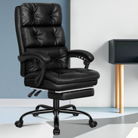 ALFORDSON Office Chair Executive Computer PU Leather Seat Work Recliner Gaming