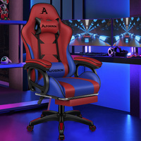 ALFORDSON Gaming Office Chair Racing Massage Computer Seat Footrest Leather