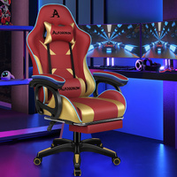 ALFORDSON Gaming Office Chair Racing Massage Computer Seat Footrest Leather