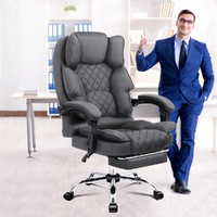 ALFORDSON Office Chair Gaming Executive Seat Computer Racer Fabric Recliner