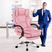 ALFORDSON Office Chair Gaming Executive Seat Computer Racer PU Leather Recliner