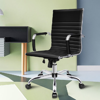 ALFORDSON Office Chair Ergonomic Executive Computer Seat Gaming Mid Back