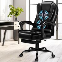 ALFORDSON Massage Office Chair Executive Gaming Racing PU Leather Work Seat