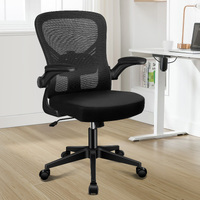ALFORDSON Mesh Office Chair Executive Tilt Fabric Computer Seat Racing Work All Black