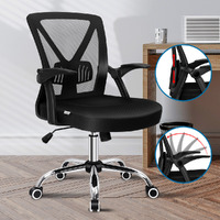 ALFORDSON Mesh Office Chair Executive Fabric Seat Racing Tilt Computer Black