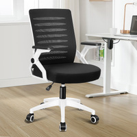 ALFORDSON Mesh Office Chair Executive Computer Fabric Gaming Racing Work Seat Black & White