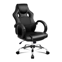 ALFORDSON Gaming Office Chair Racing Executive Computer PU Leather Mesh Seat