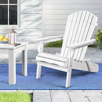 ALFORDSON Adirondack Chairs Wooden Outdoor Patio Furniture White