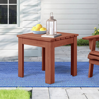 ALFORDSON Wooden Side Desk Coffee Table Outdoor Furniture Garden Brown
