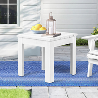 ALFORDSON Wooden Side Desk Coffee Table Outdoor Furniture Garden White