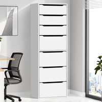 ALFORDSON Chest of 7 Drawers Office Storage Cabinet Tallboy Bedroom White