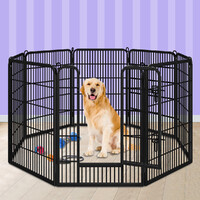 BEASTIE Pet Playpen 40 inch Large 8 Panel Fence Enclosure Dog Metal Exercise Pen