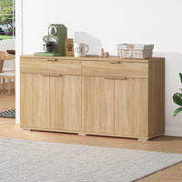 ALFORDSON Buffet Sideboard Cupboard Storage Cabinet Kitchen Drawers 4-Door Wood