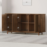 ALFORDSON Buffet Sideboard Cupboard Cabinet Storage Pantry Kitchen Doors Walnut