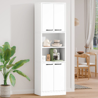ALFORDSON Buffet Sideboard 190CM Tall Cupboard Kitchen Pantry Storage Cabinet