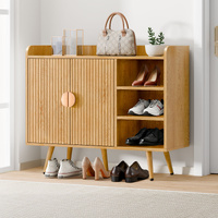 ALFORDSON Shoe Cabinet Organiser Storage Rack Drawer Shelf 18 Pairs Wood