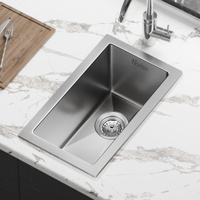 ALFORDSON Kitchen Sink Stainless Steel Drop in Flush Under Mount Basin 250X450MM