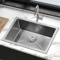 ALFORDSON Kitchen Sink Stainless Steel Drop in Flush Under Mount Bowl 450X300MM