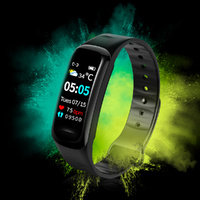 BLACK LORD Bluetooth Smart Bracelet Heart Rate Monitor Smart Watch Pedometer Model - Koppa X96