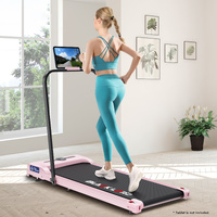 BLACK LORD Treadmill Electric Walking Pad Folding Fitness Machine Home Gym Pink
