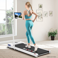 BLACK LORD Treadmill Electric Walking Pad Folding Fitness Machine Home Gym White