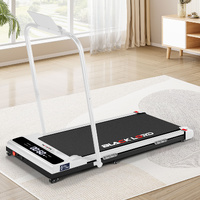 BLACK LORD Treadmill Electric Walking Pad Incline Brushless Motor Foldable White