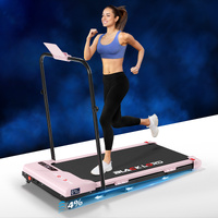 BLACK LORD Treadmill Electric Walking Pad Incline Foldable Home Gym Fitness Pink