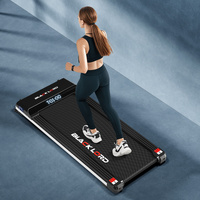 BLACK LORD Treadmill Electric Walking Pad Steel Frame Under Desk Gym 410mm Black