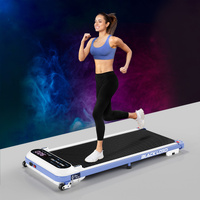 BLACK LORD Treadmill Electric Walking Pad Incline Shock Absorbers Grayish Blue